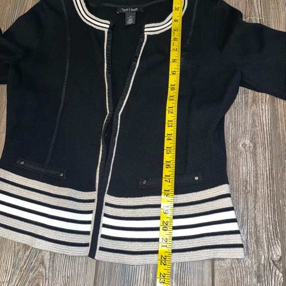 NWOT WHBM Peplum Cardigan - Picture 10 of 11